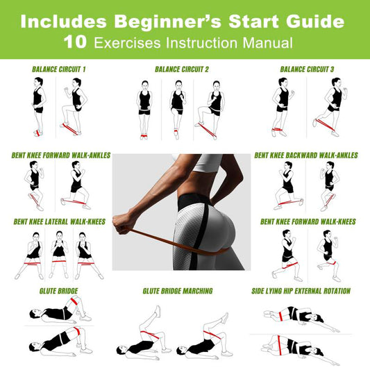 Set of 5 Versatile Resistance Bands