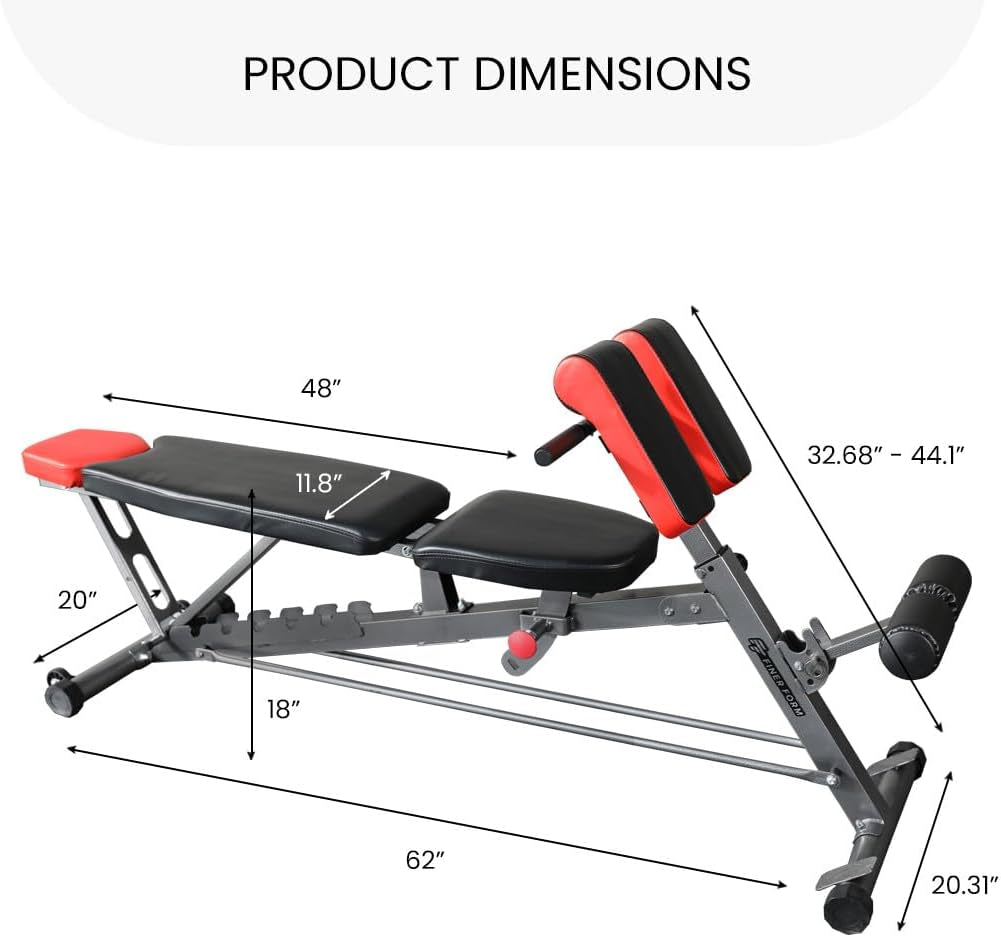 Versatile FID Weight Bench for Comprehensive Body Training