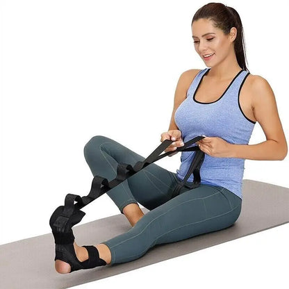 Segmented Yoga Stretching Belt Assisted Foot Stretching Belt Rehabilitation Training Ankle Joint Correction Belt