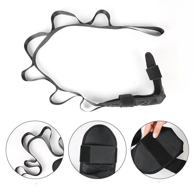 Segmented Yoga Stretching Belt Assisted Foot Stretching Belt Rehabilitation Training Ankle Joint Correction Belt