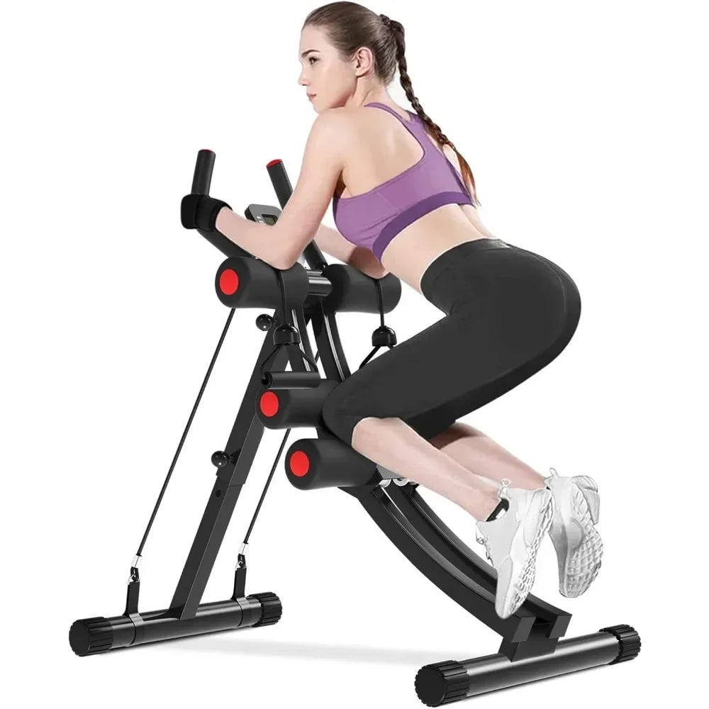 A Workout Equipment for Strength Training,Adjustable Ab Exercise Equipment for Stomach Workout,Foldable Core Abdominal