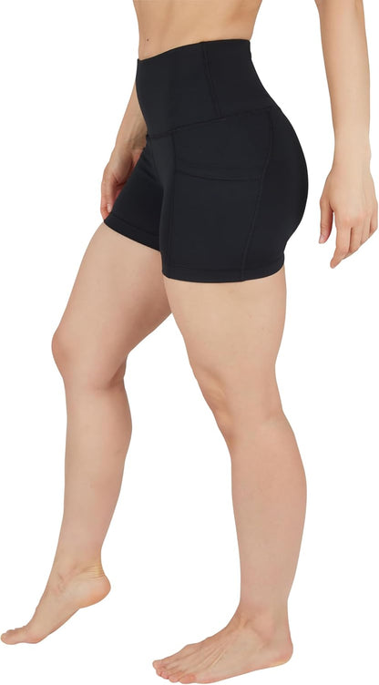 Womens High Waisted Biker Shorts Workout Running Spandex Yoga Shorts 3.5", 5", 7", 9"