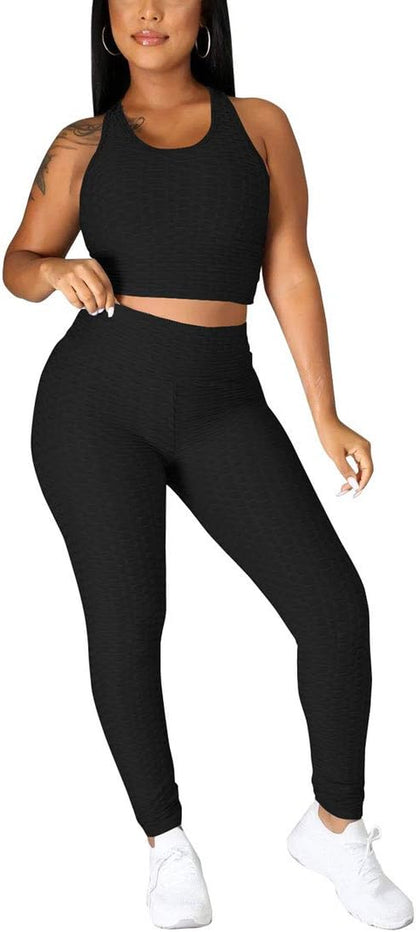 Workout Sets for Women 2 Piece Outfits Sexy Summer Sweatsuits Jogging Suits Casual Bodycon Tracksuits