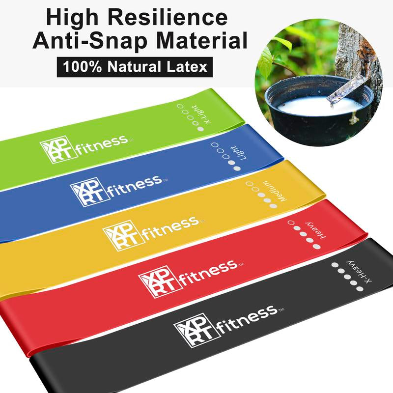 Set of 5 Versatile Resistance Bands