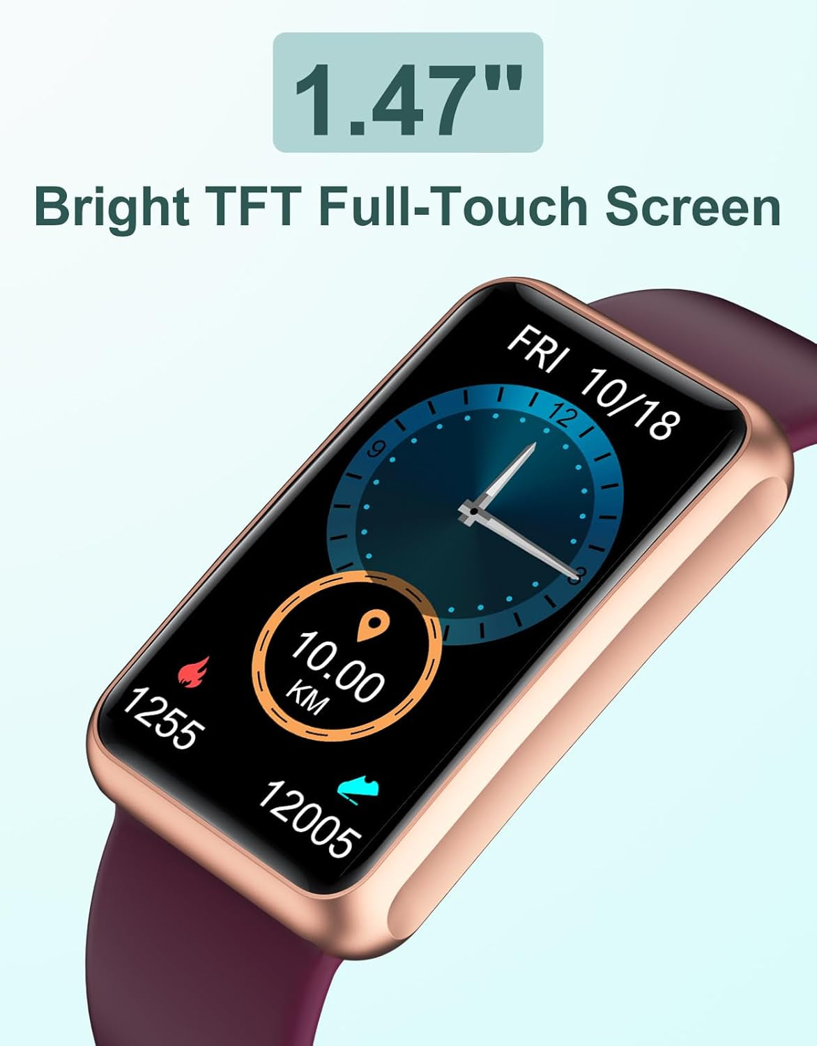 Fitness Tracker - Bluetooth-Free, App-Free, No Phone