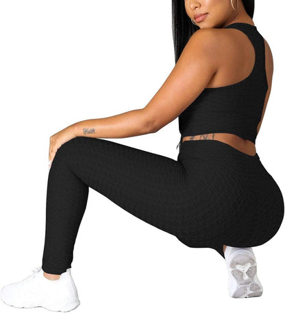 Workout Sets for Women 2 Piece Outfits Sexy Summer Sweatsuits Jogging Suits Casual Bodycon Tracksuits