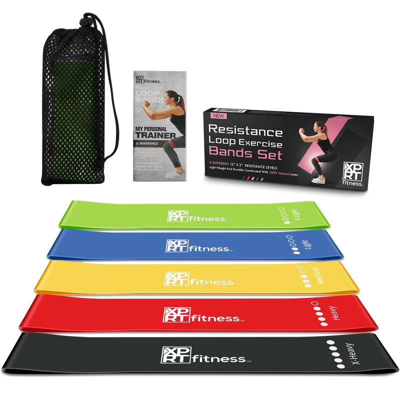 Set of 5 Versatile Resistance Bands