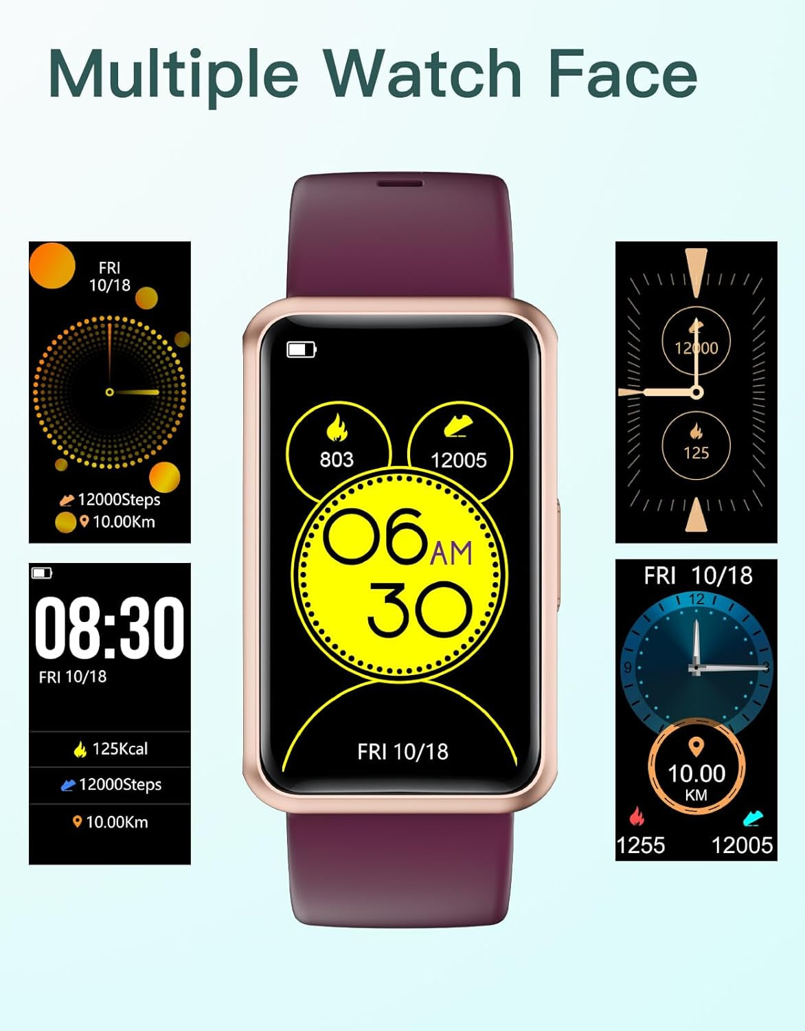 Fitness Tracker - Bluetooth-Free, App-Free, No Phone