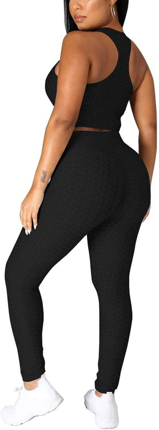 Workout Sets for Women 2 Piece Outfits Sexy Summer Sweatsuits Jogging Suits Casual Bodycon Tracksuits