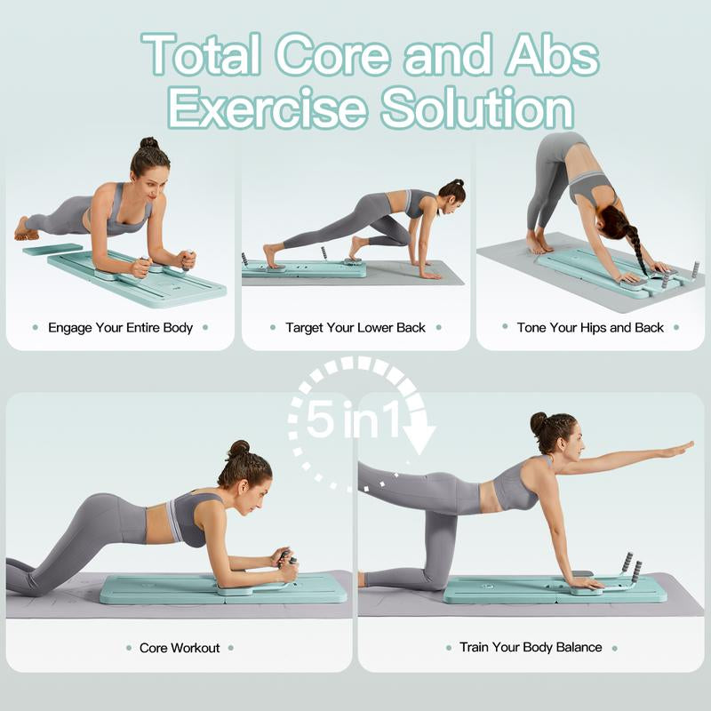 Foldable AB, Pilates Reformer Exercise Board